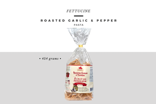 Roasted Garlic & Pepper Fettuccine pasta